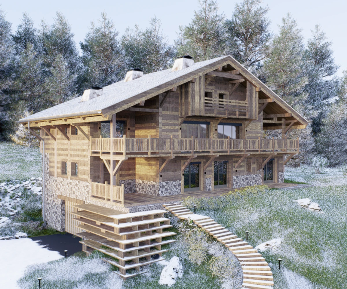 Production D5 Render – rendu d’esquisse hiver